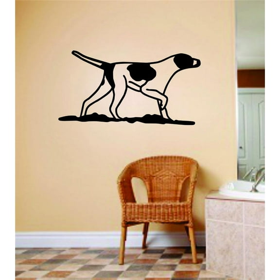 Custom Wall Decal Dog Puppy Doggie Animal Picture Art Animals Peel & Stick Sticker Vinyl Wall Decal 16 X 32 Inches