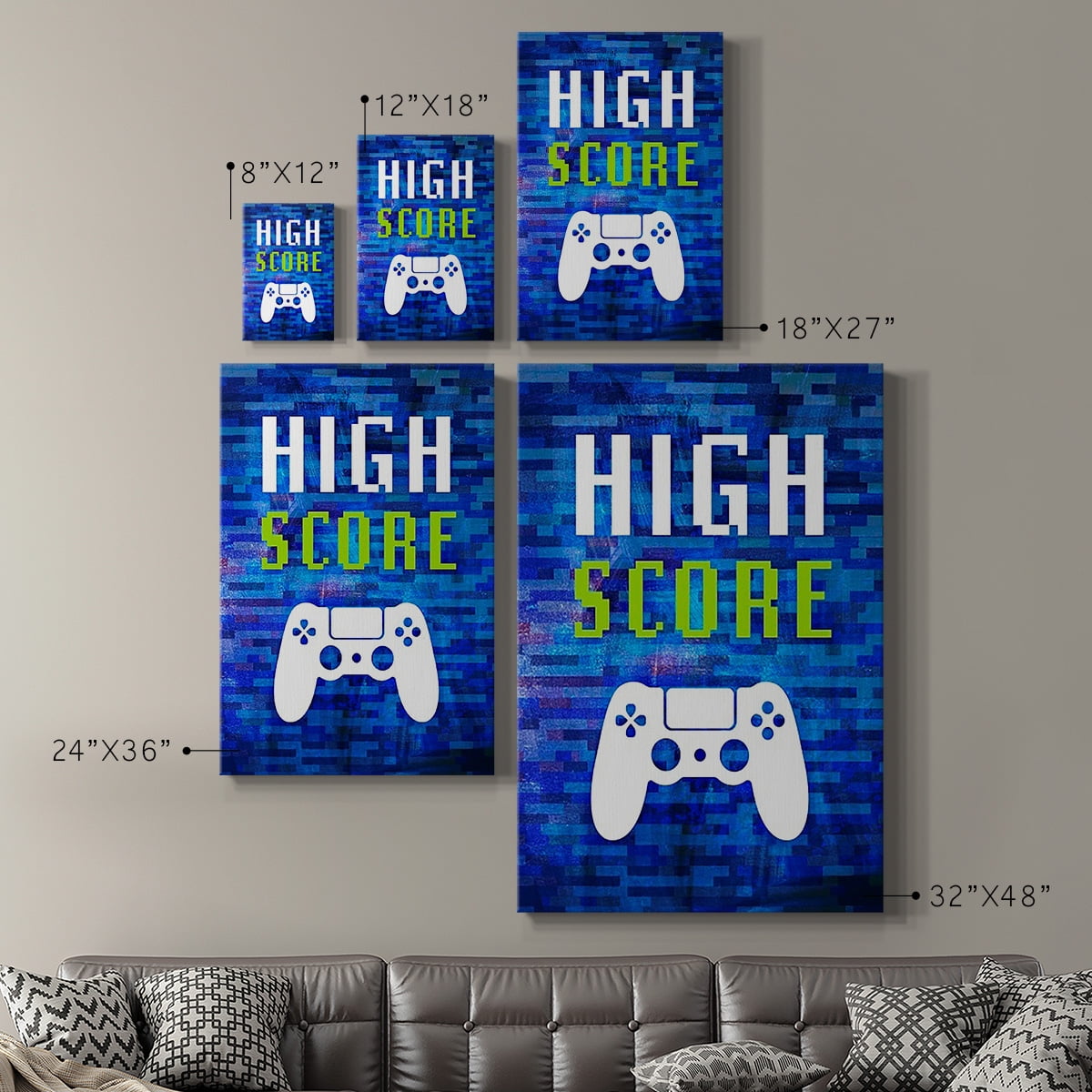 It's Game On I Premium Gallery Wrapped Canvas - Ready to Hang
