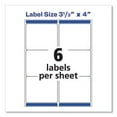 thumbnail image 6 of Shipping Labels W/ Trueblock Technology, Laser Printers, 3.33 X 4, White, 6/sheet, 25 Sheets/pack | Bundle of 5 Packs, 6 of 7
