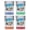Multicolor (4-Pack), variant on Carolina Beach NC Design B Souvenir 2 oz Square Shot Glass Green