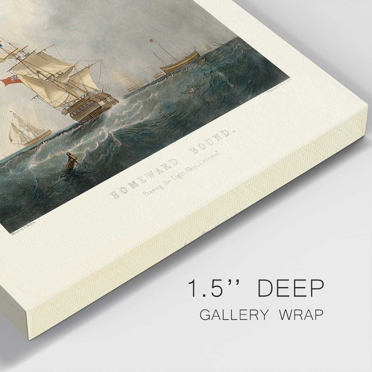 Wexford Home Homeward Bound-Premium Gallery Wrapped Canvas, 10" x 10" - Ready to Hang