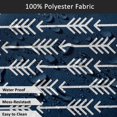 thumbnail image 6 of Vargottam Indoor/OutdoorRoundTablecloth 58 InchRoundTablecloth Waterproof PatioTableCloths- Spring/SummerTableCovers for Backyard CircularTable/BBQs/Picnic -Navy Blue, 6 of 7