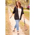 thumbnail image 3 of Catherines Women's Plus Size Mixed Stitch Pointelle Cardigan, 3 of 5