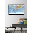 thumbnail image 2 of Map - World Wall Poster with Push Pins, 22.375" x 34", 2 of 3