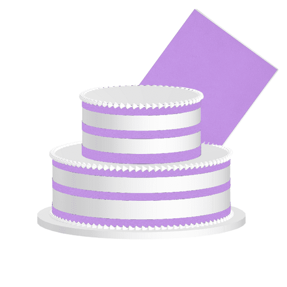 Soft Lavender Edible Frosting Sheet Premium Icing Sheet for Cakes, Cupcakes, Cookies & Dessert Decorating