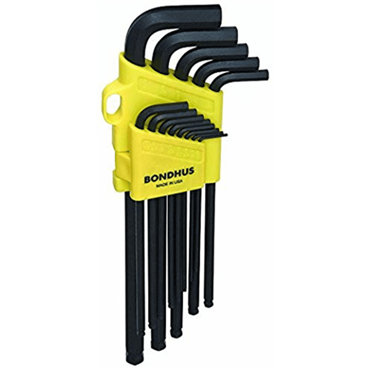 Bondhus 16037 13 Piece SAE Ball Driver L-Wrench Extra Long Set