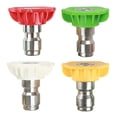 thumbnail image 1 of Boquillas de pulverización de lavado a presión accesorios de limpieza de Ehuebsd boquilla de 1 14 pulgadas 25 GPM 3600 PSI 0 15 25 40 grados 4 piezas, 1 of 8