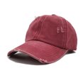 thumbnail image 1 of Washed Plain Baseball Cap, Retro Adjustable Dad Hats Gift for Men/Women,Unstructured/Cotton Unisex Trucker Adjustable Snapback Baseball Cap(Red), 1 of 4