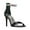 Black, variant on XYD Women Sparkly Rhinestone Ankle Strap Sandals Open Toe Back Zipper Stiletto High Heels Fashion Dressy Evening Shoes Size 7 Purple