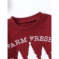 thumbnail image 4 of Faithtur Bébé Fille Garçon Romper, Manches Longues Col Rond Imprimé Arbre Casual Automne Printemps Combinaison Courte, 4 of 9