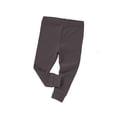 thumbnail image 2 of lnmuld Baby Solid Ribbed Leggings Elastic Waist Knit Infant Daily Base Pants Grey2,18-24 Months, 2 of 3