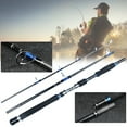 thumbnail image 2 of Joernso 1.8/2.1m Portable 3 Section Carbon Telescopic Fishing Rod Pole Fish Tackle Tool, 2 of 3