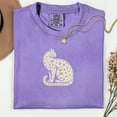 thumbnail image 4 of Leopard Comfort Colors T-shirt, Large Graphic Printed Leopard Image Shirt, Boho Style Leopard Tee, Jungle Shirt, Oversized Trendy Shirt, 4 of 6
