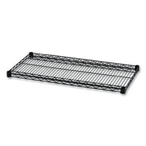 Alera Industrial Wire Shelving Extra Wire Shelves, 36w x 18d, Black, 2 Shelves/Carton