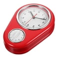 thumbnail image 4 of WORGEOUS  Hourglass Vintage Small Clocks Battery Operated Wall Timer Red, 4 of 8
