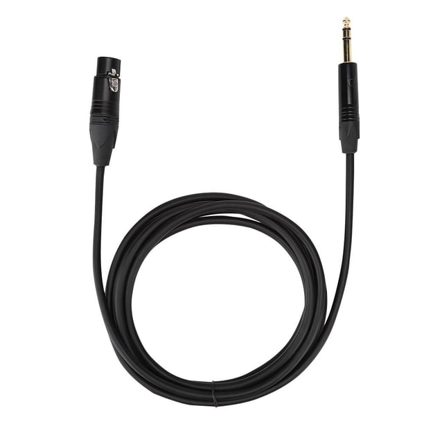 Tebru 6 35mm To Xlr Cable Stereo Audio Connection Cable For Mixer Cable Walmart Com Walmart Com