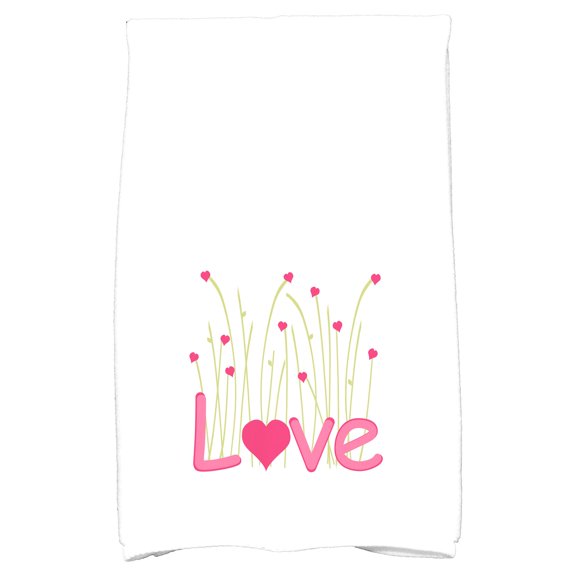 Simply Daisy 18" x 30" Valentine Print Hand Towel