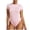 Pink, variant on Bodysuits Tops for Women Slim Fit Short Sleeve High Crew Neck Stretch Body Suit Jersey Tshirts Summer (XL, Blue)