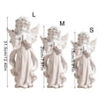 thumbnail image 5 of Little Angel Girl Sculpture Intricate Detailing Resins Art Nordic Styles Decors, 5 of 13