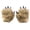 Khaki, variant on Black Plush 3D Animal Paw Winter Warm Gloves Cute Handwear