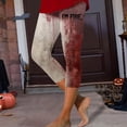 thumbnail image 1 of WILLBEST Pantalones de Yoga Con Estampado de Manchas de Sangre de Halloween Para Mujer, Mallas Ajustadas de Cintura Alta Para Entrenamiento, Fitness, Running, Ropa Informal Extra Grande, 1 of 3