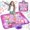 Pink, variant on Kids Dance Mat with LED Lights, Foldable Non-Slip Dance Pad, 6 Game Modes Music Play Mat, Portable Electronic Dance Game Toy for Girls Boys Ages 3-10, Birthday Gift