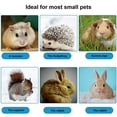 thumbnail image 4 of fastboy Animal Hamac avec Pompon Rideau Triangle Animal Hamac de Coin pour Hamster Furet Chinchilla Hérisson Lapin Nain, 4 of 9
