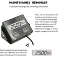 thumbnail image 3 of Tachometer for Small Engine,Inductive Hour Meter for 2 Stroke & 4 Stroke Small Engine, Replaceable Battery Waterproof Tachometer for Chainsaw Marine ATV Motorcycle UTV Engine (Black), 3 of 13