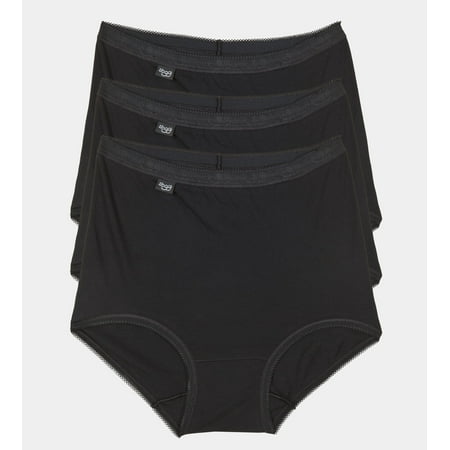 

Sloggi Womens Zero Feel High Waisted Seamfree Cotton Underwear or Panties Basic Maxi Briefs (Black 3XL 3 Pack)