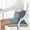 Gray#2, variant on QAZbgdl Lumbar Support Pillow | Slow Bounce Foam Cushion | Office Chair & Car Seat Backrest