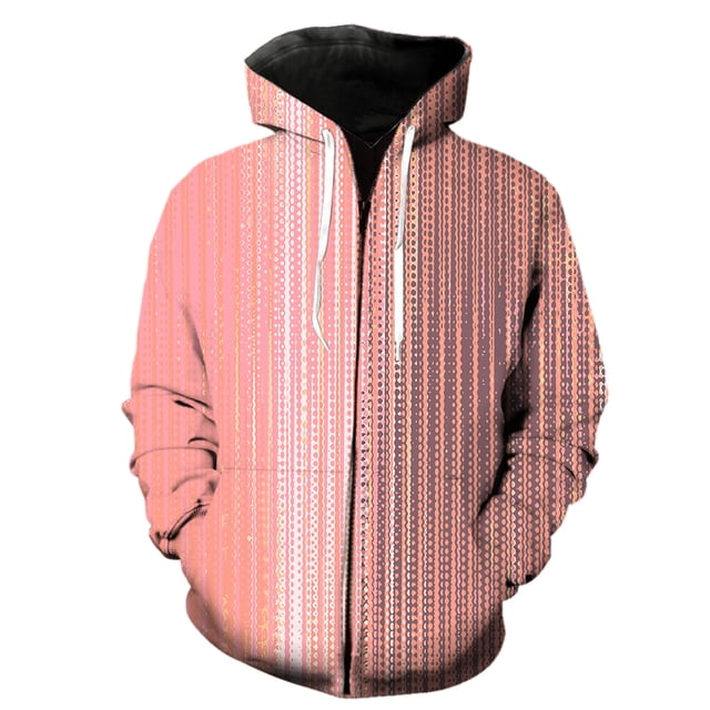 Sudadera con capucha y cremallera de estilo francés para hombre, informal, con estampado 3D, estilo urbano, divertida y genial, para adolescentes, de manga larga.