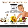 thumbnail image 4 of Coconut Baby Oil Organic Moisturizer for Babies Sensitive Dry Skin Red Irritated Cradle Cap 2 fl oz, 4 of 8