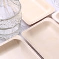 thumbnail image 2 of Efavormart 25 Pcs - Stylish Sustainable Birchwood 8" Rectangle Plate, 2 of 11