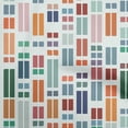 thumbnail image 1 of oneOone Cotton Flex Orange Fabric Geometric Rectangle Craft Projects Decor Fabric Printed By The Yard 40 Inch Wide, 1 of 4