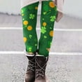 thumbnail image 4 of Haivin Women's Yoga Leggings with St. Patrick's Day Print, Tight-Fitting Stretchy for Fitness and Casual Wear, 4 of 9