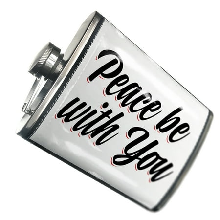 

NEONBLOND Flask Vintage Lettering Peace be with You