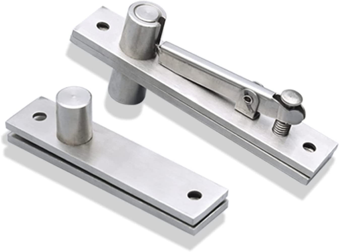 One Set Door Pivot Hinges 360 Degree Rotation Hidden Door Shaft Pivot