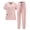 Light Pink, variant on JULMCOMO Scrubs for Women Set Quick Dry Stretchy V Neck Easy Care Uniforms Short Sleeve Hospital Medical Work Scrubs with Multi Pockets Royal Blue XL