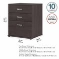 thumbnail image 4 of Bush Business Furniture Universal Garage Storage Cabinet with Drawers - Storm Gray, 4 of 7