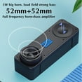 thumbnail image 3 of 2Pcs Bluetooth Speaker under $5! Yrmaups S18 Wireless Bluetooth Speaker, Portable Outdoor Speaker with FM Radio, 5W Loud Sound, 1200mAh Battery, IPX4 Waterproof, Hands-Free Call, AUX TF Card Support, 3 of 9