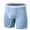 1Pack:Gray, variant on TANBOM Men's Nylon Stretch Long Leg Breathable Boxer Briefs Underwear, Blue, 1-Pack, L
