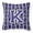 Purple & White, variant on Carolines Treasures Letter K Football Purple & White Fabric Decorative Pillow - Purple & White - 14in. H x 3in. W x 14in. L