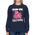thumbnail image 2 of Officially Licensed Blow Pop Charms Blow Pop Design Women's Sweatshirt, 2 of 3