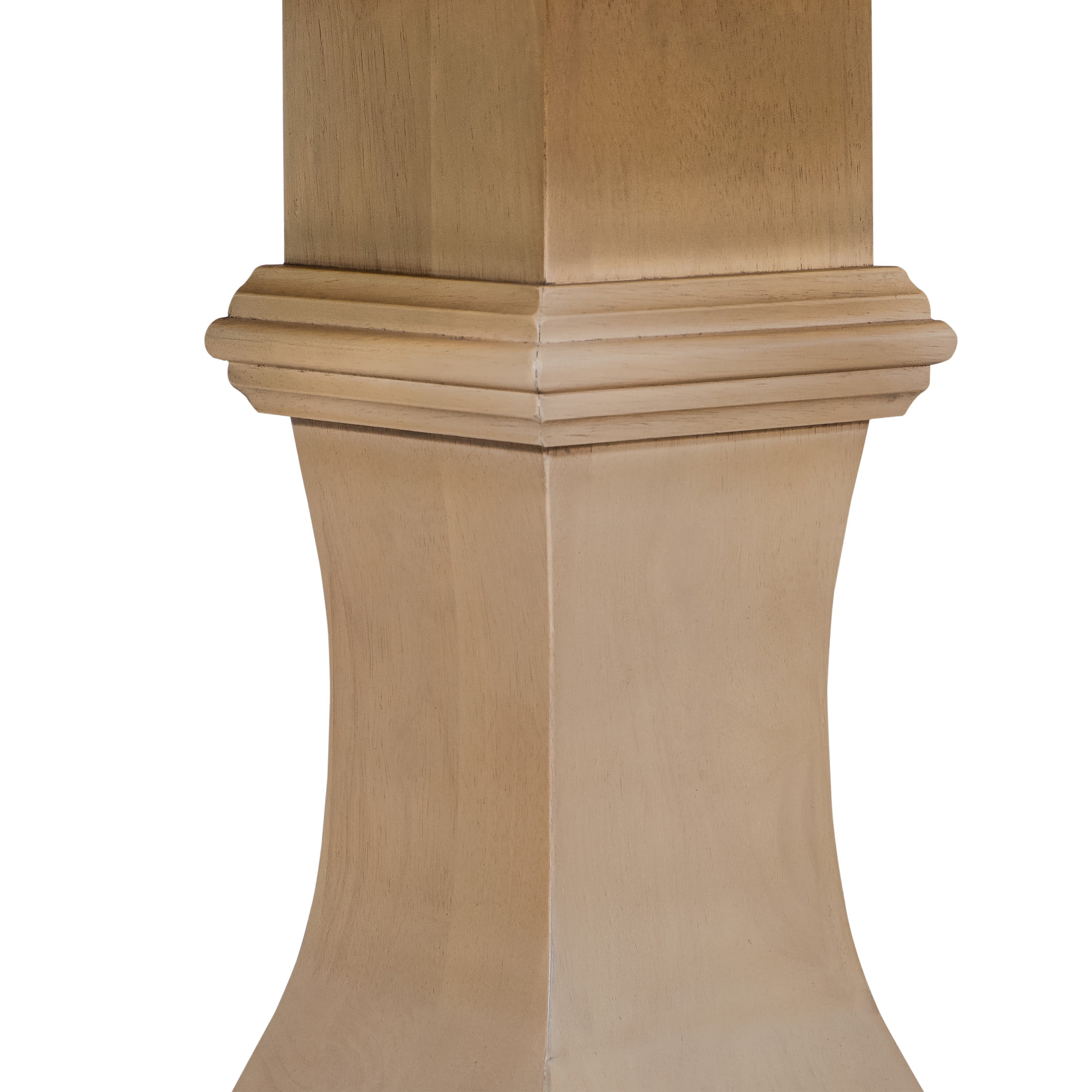 Christopher Knight Home 57" Oval Extendable Dining Table with Pedestal Base, Rustic Farmhouse Style, Light Natural