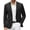 Black, variant on Men's Blazer Casual Sport Coats Slim Fit Lightweight Two Button Suit Jacket