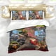 thumbnail image 5 of Viva el Rey Julien Conjunto de sábanas temático, trío de piezas, cómodo y amigable con la piel, diseño único, regalo de decoración para el hogar para familiares, amigos y fans,173cm *218cm, 5 of 6