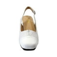 thumbnail image 2 of PEERAGE Luciana Women's Wide Width Leather Slingback Pumps, 2 of 11