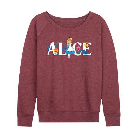 Alice In Wonderland - Alice - Women's Lightweight French Terry Long Sleeve Shirt