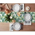 thumbnail image 3 of Monstera Green Tropical Plant Table Runner Luxury Wedding Decor Table Cover Holiday Home Ornament Dinner Tablecloth, 3 of 5