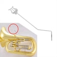 thumbnail image 4 of 6 en 1 Tecla Vertical de C Clip para Partituras Plateadas Estilo Abrazadera Avanzada de Escuela Secundaria, Tecla Vertical de C Abrazadera para Partituras, 4 of 5